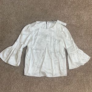 Alice + Olivia Off White Blouse Size XS